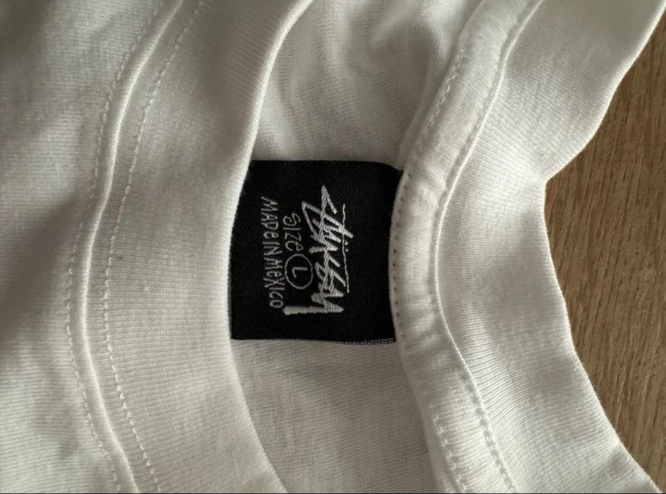 Camisola branca stussy