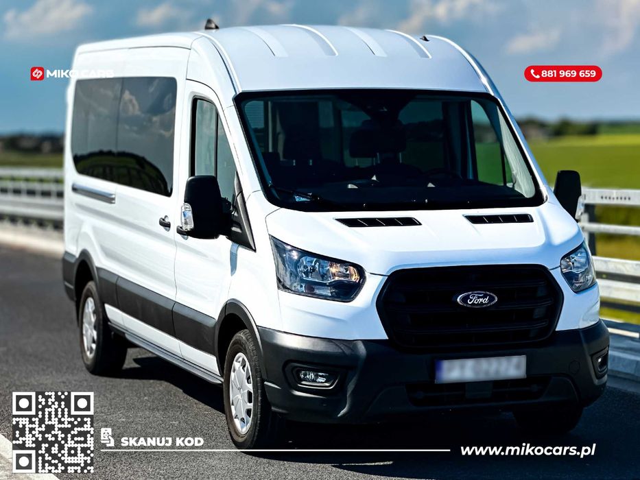 Ford Transit van 9 osobowy WYPOŻYCZALNIA/WYNAJEM Polska i Europa TANIO