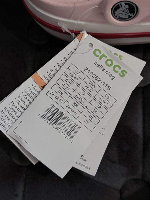 Нові рожеві Crocs M5 W7 37-38 розмір