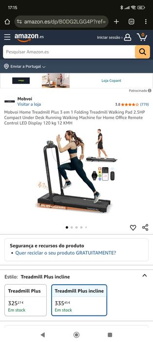 Passadeira Dobrável 3 em 1 Mobvoi – Como Nova