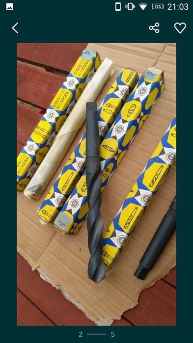 Wiertło do metalu Fi25 hss stożek