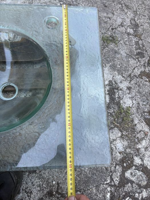 Lavatorio de vidro casa de banho