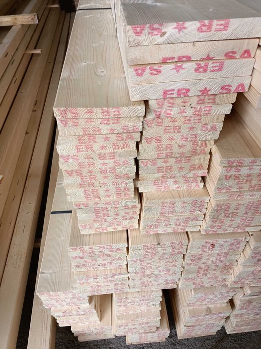 Deska 19x146x4,50m  4-str strugana, sucha, świerk