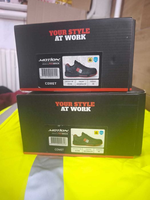 Buty robocze Redbrick Comet S3 r. 39, 47, 48 Wyprzedaż -55%
