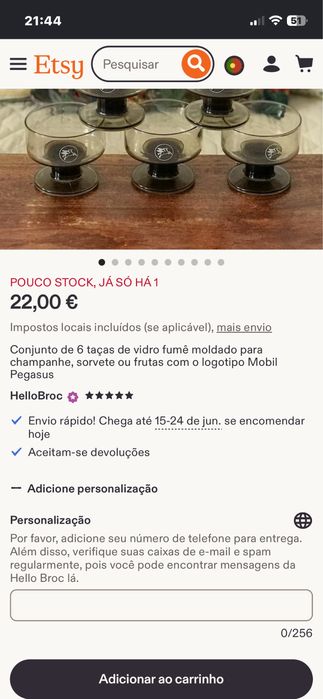 Vendo taças vintage da Pegasus Mobil