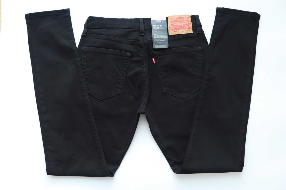 LEVIS 512 W31 L34 męskie spodnie jeansy slim taper fit nowe