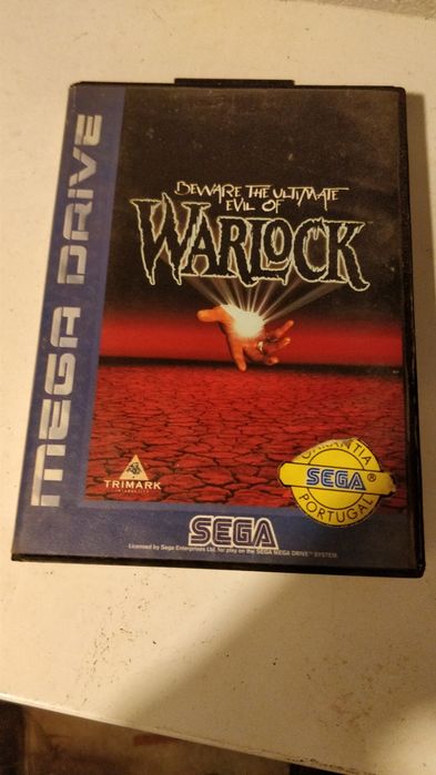 Jogo Mega Drive "Beware The Ultimate Evil Of Warlock "