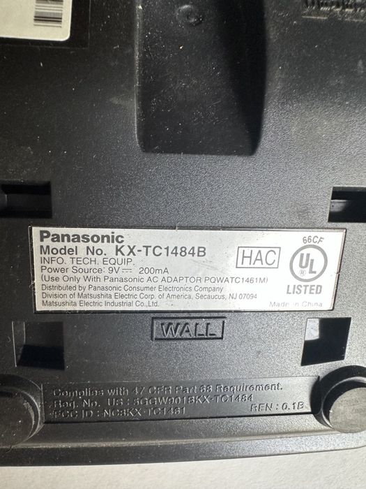 Стаціонарний телефон Panasonic