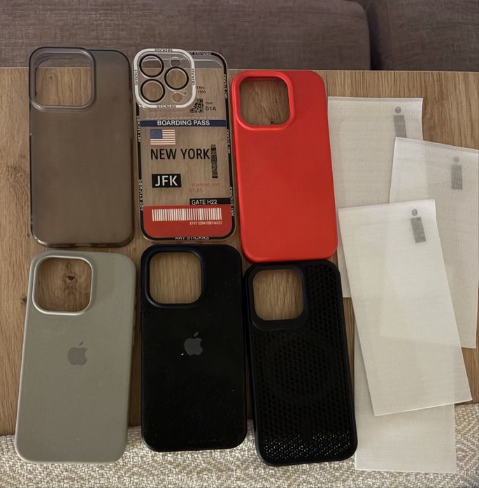 Capas iphone 15 & 15 pro + peliculas vidro