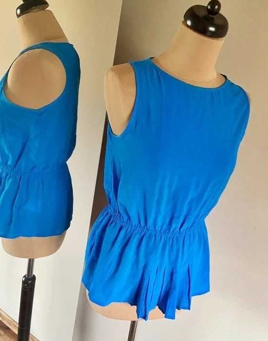 baskinka bluzka niebieska bik bok m l