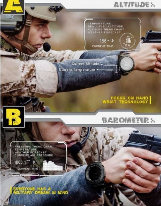 Vendo relógios táticos