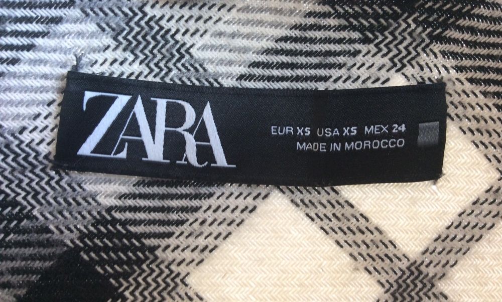 Casaco xadrez - Zara