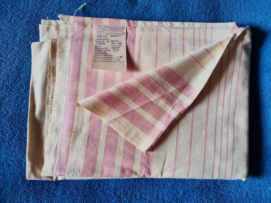 Простынь льняная новая