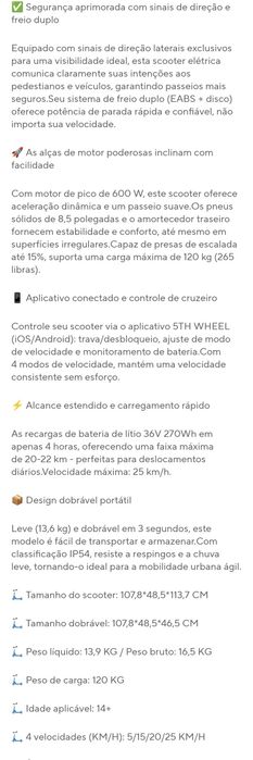 Trotinete nova na caixa