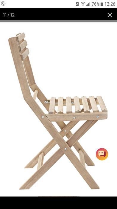 Стулья складные  пр. Вьетнам из массива гевеи