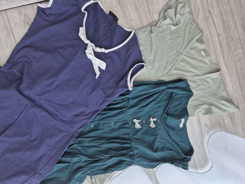 Piżama ciążowa koszula do karmienia 3 sztuki