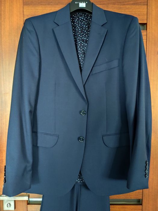 Vistula, granatowy garnitur 182/100/98