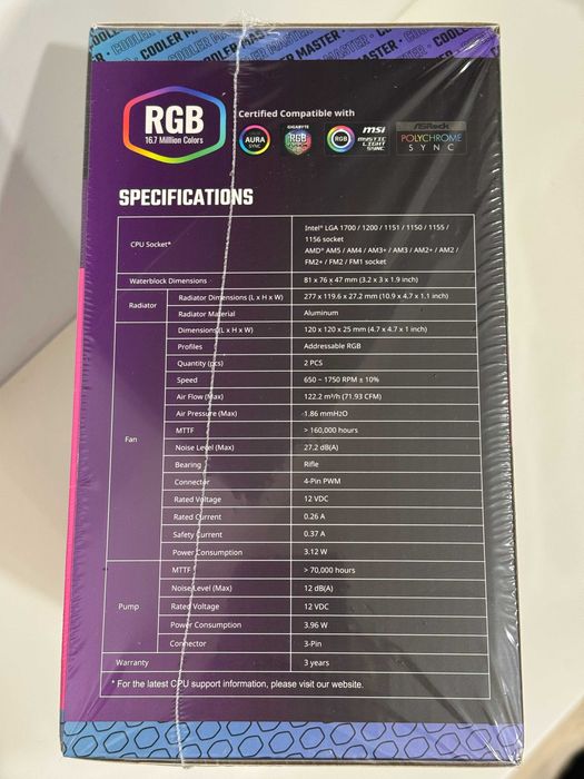 Комплект Intel Ultra 7 265KF/32GB DDR5/ASRock Z890 Pro RS +CM 240L AIO