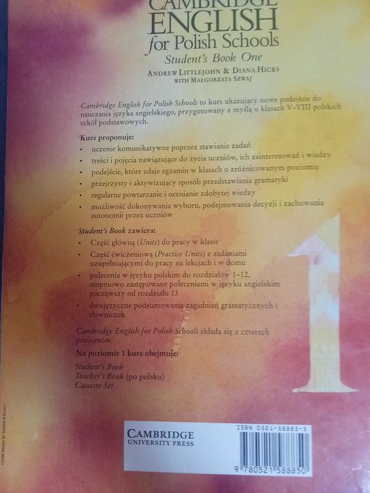 Książki Cambridge English student i teaches book 1