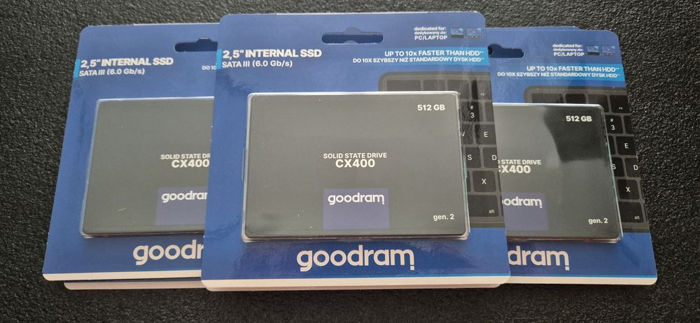 SSD диск Goodram CX400 Gen.2 512GB (НОВИЙ)