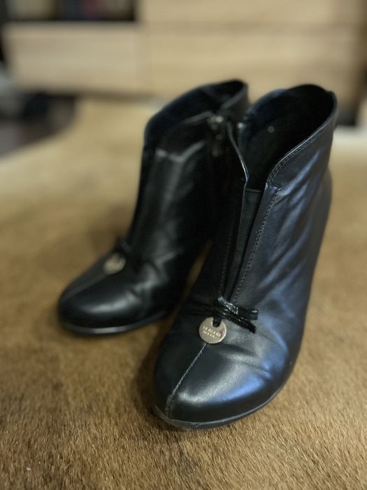 Кожаные Ботинки демисезонные