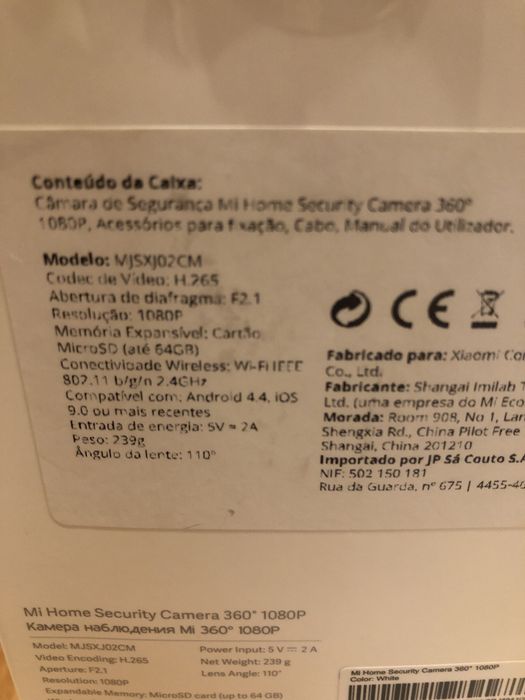 Camâra Mi 36 - Xiaomi