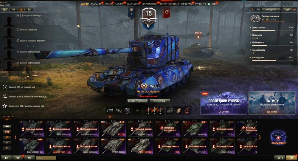 Аккаунт World Of Tanks