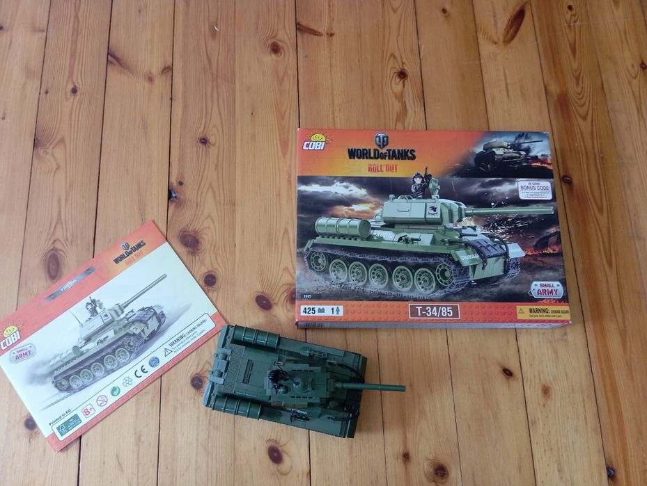 Cobi czołg Cobi T-34/85 Cobi 3005 Cobi World of tanks Cobi Wot