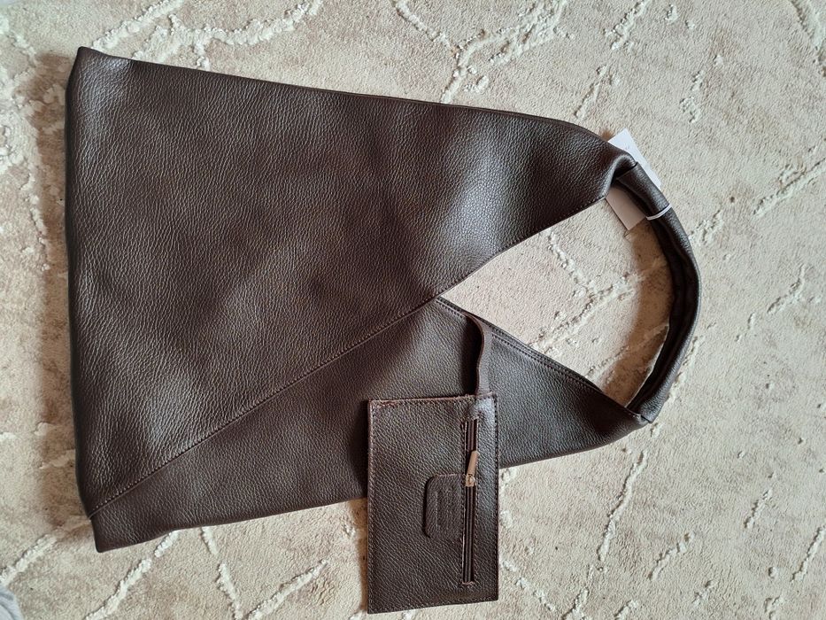 Нова шкіряна італійська сумка