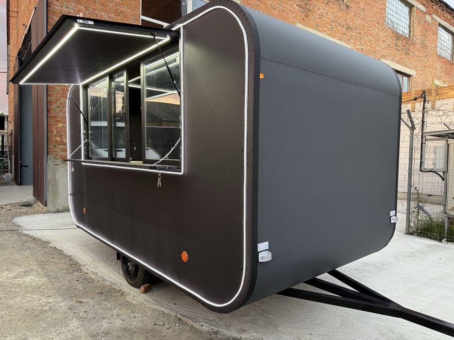 Торговий кіоск-причіп, фастфуд, кавярня, каліфорнія, шаурмічна, бургер