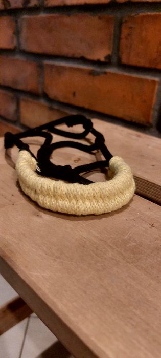 Żółty halter dla hobby horse A4+