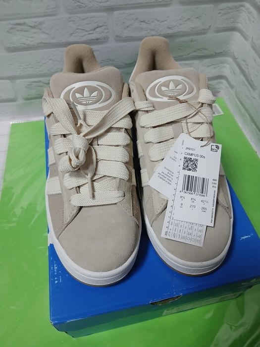 Кросівки чоловічі Adidas Campus 00S Beige JR9151 Оригінал