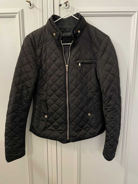 Casaco preto de outono/inverno da Zara