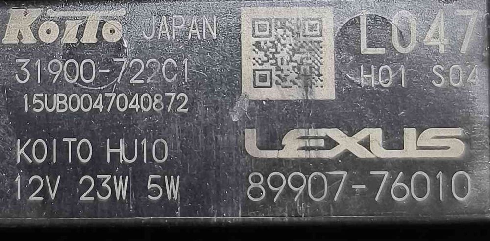 Balastro Xénon / Módulo LED 89907-76010 - LEXUS UX