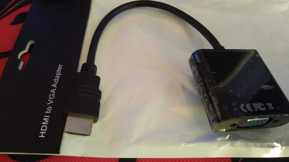 Активный адаптер конвертер DP/HDMI/DVI-D -VGA переходник для видеокарт