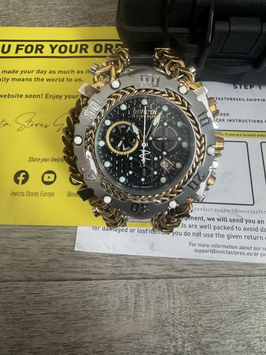 Zegarek męski Invicta Reserve Gladiator – 34430 NOWY!!! 24H