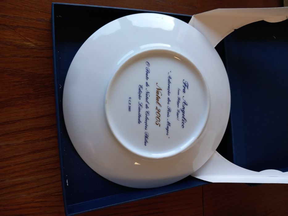 (6) Pratos Vista Alegre, Festa de Natal (seis)