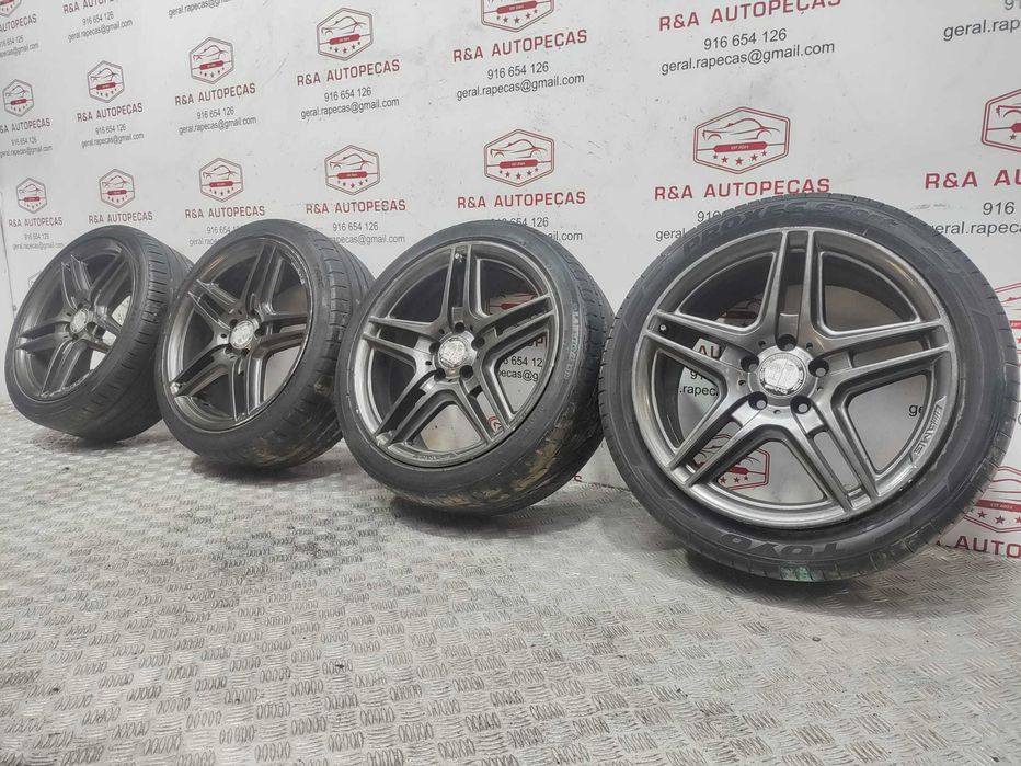 Conjunto Jantes R18 AMG Mercedes Benz Class C W204 2007 a 2015 Original