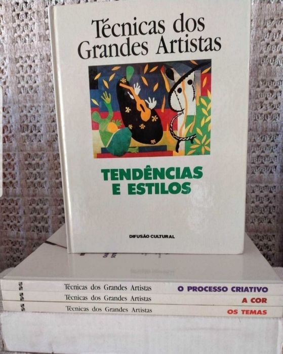 Técnicas dos Grandes Artistas - 4 livros novos na caixa original