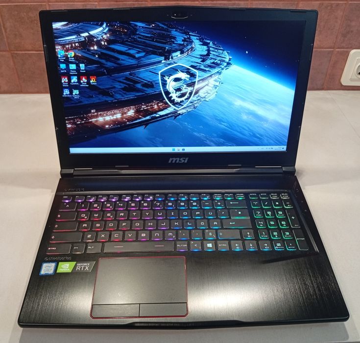 Ноутбук/MSI/i7/9750H/16 ram/512gb/rtx 2070/8 GB/15,6/144 hz
