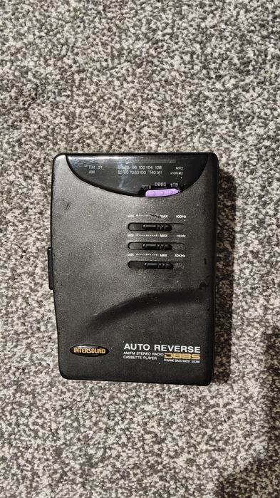 Walkman Radio Magnetofon Intersound WR-44AE Stereo Bass DBBS