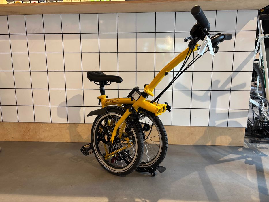Rower składany Brompton C-line M6L bumblebee yelow - potestowy