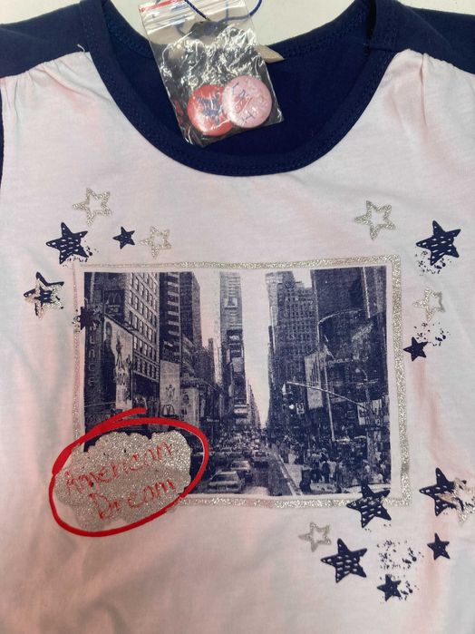 T-shirt manga comprida Tiffosi - Tamanho 2 anos    NOVO