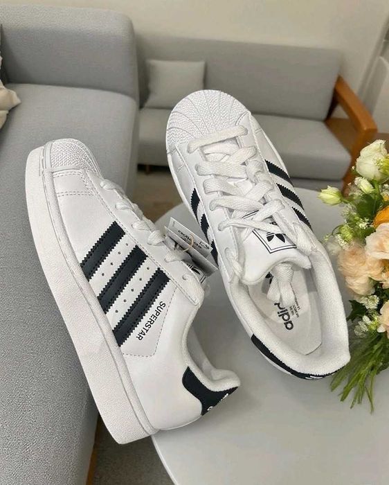 Nowe adidas Superstar|XLG Black White R.39