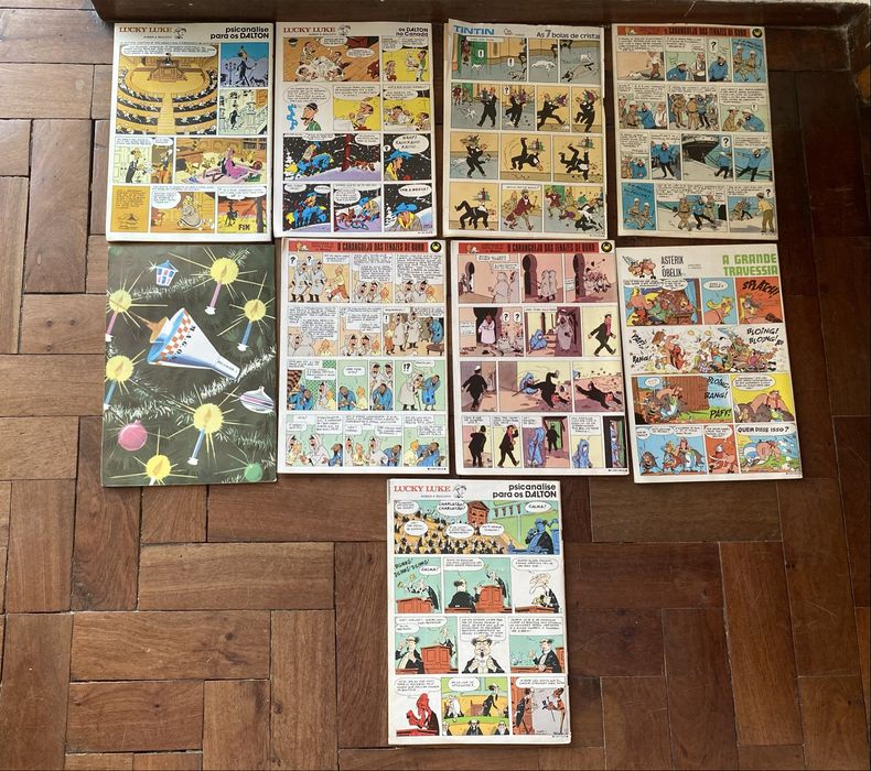 Várias revistas Tintin dos anos 70
