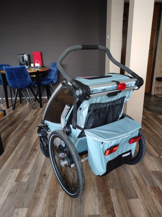 THULE Chariot Cross 2, kolor Alaska, przyczepka rowerowa