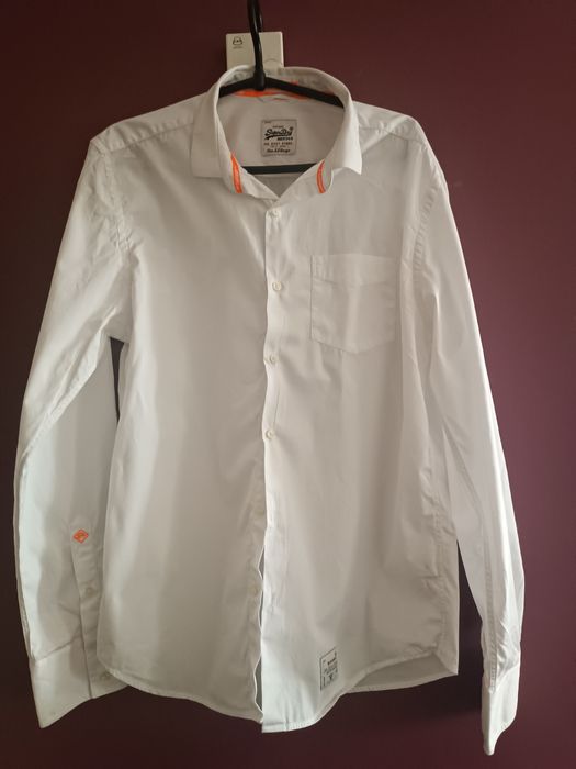 Koszula biała premium Superdry