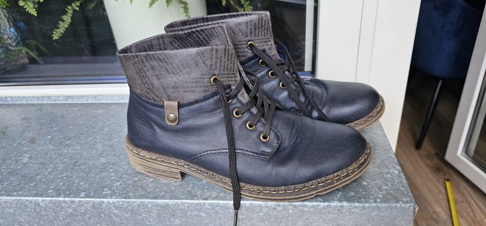 Rieker botki damskie rozmiar 40 wkładka 25,5cm używane