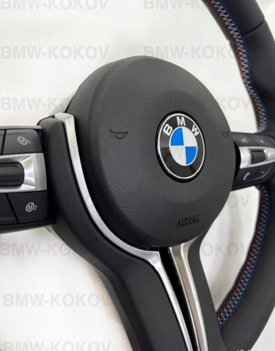 ‼️ Шкіряне Спортивне ‼️ М стиль Кермо BMW для F30 F10 F20 F21 F23 F31 F32 F33 F36 F11 X3 F25 X5 F15 та інших