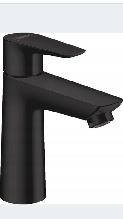 Hansgrohe Talis e 110 czarny mat bateria umywalkowa